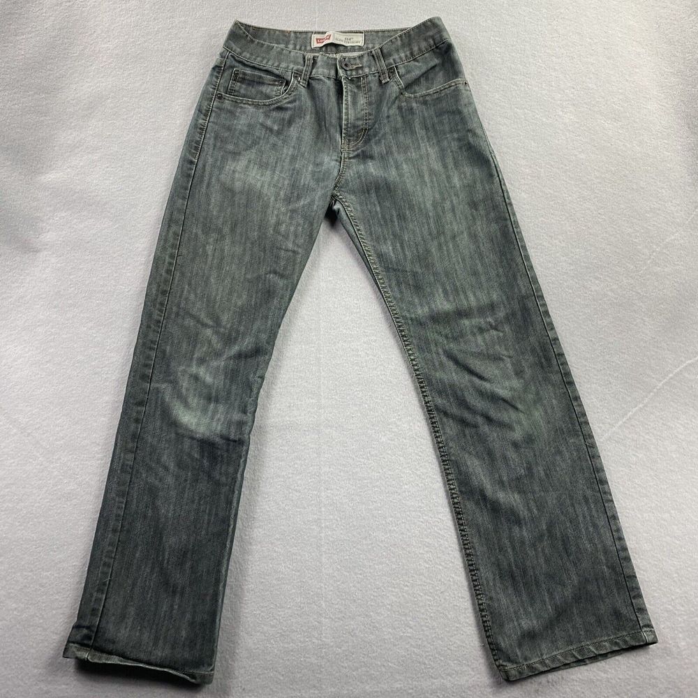 Levis Jeans Womens 16R Blue Denim Pants Slim Fit Straight Leg 514 Comfort Casual